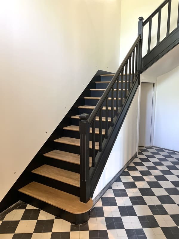 Peinture sur escalier Rennes - Peintre Melesse - repeindre escalier 353