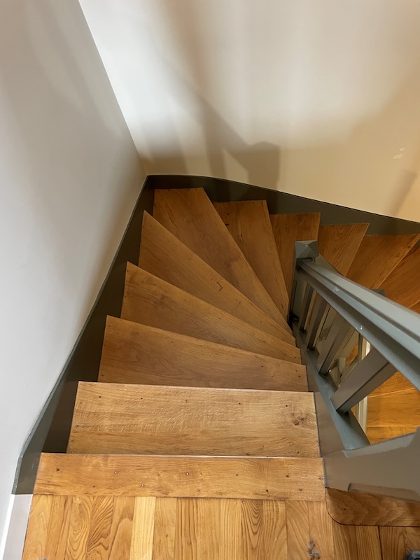 Artisan peintre Rennes - escalier design 35