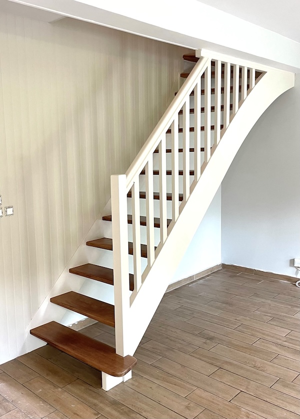 Peinture sur escalier Bruz Vern sur seiche chantepie 35