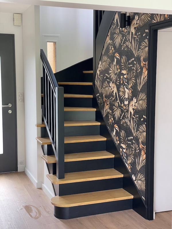 Peinture sur escalier rennes 35